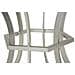 Tavolino Vkh806-argento-metallo-100x100x76,5 Cm - Foto miniatura 3