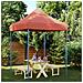 Tenda Party Terracotta 200 x 200 x 306 cm Tessuto Oxford - Foto miniatura 2