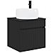 Mobile lavabo da parete Nero 49 x 44,5 x 66 cm - Foto miniatura 1