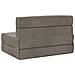 Divano Letto Pieghevole Grigio Chiaro 70 x 72 x 60 cm Tessuto - Foto miniatura 5