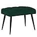 Panchina con bottoni imbottiti Verde Scuro 60 x 40 x 45 cm - Foto miniatura 1