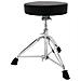 Sgabello Per Batteria, Professionale, Seduta Nera, Cromato Dt-80 - Foto miniatura 2