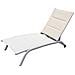Lettino Sdraio Impilabile In Alluminio Tortora Da Esterno Giardino, Per Ristorante Agriturismo Albergo Hotel - Foto miniatura 2