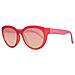 United Colors of Benetton BE920S02 Occhiali da Sole, Rosso (Red / Pink), 54 Donna - Foto miniatura 4