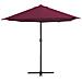 Ombrellone Da Esterni Con Palo In Alluminio 460x270 Cm Bordò - Foto miniatura 4