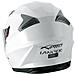 Casco Modulare Apribile Moto Touring Sport Visiera Parasole Bianco Xs - Foto miniatura 4