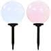 Lampade Solari da Esterni Sferiche 2 pz LED RGB 30 cm - Foto miniatura 1
