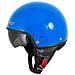 Casco Jet Demi Scooter Moto Omologato Ece 22 Visiera Parasole Blu Xs - Foto miniatura 3