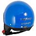 Casco Jet Demi Scooter Moto Omologato Ece 22 Visiera Parasole Blu Xs - Foto miniatura 5