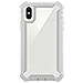 Custodia Compatibile Con Apple Iphone Xs Max In Grigio Betulla - Coperchio Protettivo 2 In 1 Con Bordo In Silicone Tpu E Retro In Vetro Acrilico - Foto miniatura 5