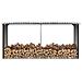 Capannone da Giardino in Acciaio Zincato 330x92x153cm Marrone - Foto miniatura 1