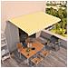 Tenda Da Sole Retrattile Automatica 500x300cm Gialla E Bianca - Foto miniatura 7