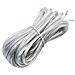10 Metri Trasparente Elettrico Wire 2 Core Piatto 075 Mm Pvc Alimentazione Di Rete Via Cavo Doppia Cavo Di Rame Flessibile Per Lestensione Di Potenza Filo Effetto Piccolo Cablaggio Elettrico - Foto miniatura 1