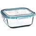 Set Di Contenitori Per Alimenti In Vetro, 530 Ml, 800 Ml, 1800 Ml, Trasparente - Foto miniatura 2