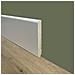 100 Metri Lineari Di Battiscopa In Legno Massello Alto Bc - 120x13mm Laccato Bianco - Foto miniatura 1