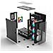 Case Raptor X1 Midi Tower Micro-ATX / Mini-ITX 2 Porte USB 2.0 1xUSB 3.0 Colore Nero. - Foto miniatura 5