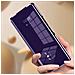 Custodia Clear View Per Samsung Z Fold5 Effetto Specchio Supporto Viola - Foto miniatura 5