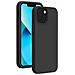 Cover Per Iphone 13 Mini Rigida In Silicone Soft Touch, Nero - Foto miniatura 2