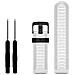 Bracciale Per Garmin Fenix 3 Hr / 6x Gps / 5x Sapphire /descent Mk1 White - Foto miniatura 1