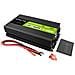 Przetwornica napicia PowerInverter LCD 24 V 3000W / 60000W Przetwornica samochodowa z wywietlaczem - czysty sinus adattatore e invertitore Auto Nero - Foto miniatura 3