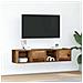 Mobili Porta TV 2 pz Legno Antico 60x31x25,5 cm in Truciolato - Foto miniatura 1
