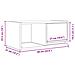 Mobili Porta TV 2 pz Legno Antico 60x31x25,5 cm in Truciolato - Foto miniatura 7