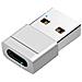 Adattatore Compatto Da Usb A Tipo C - Argento Moonlight, Confezione Da 2 - Foto miniatura 2