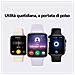WATCH FIT 4 4,62 cm (1.82") 38 mm Digitale 480 x 408 Pixel Argento GPS (satellitare) - Foto miniatura 5