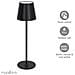Lampada Da Tavolo Con Dimmer Tattile 1,8w 150lm 3000-6000k Ipx4 Ricaricabile, Nero - Foto miniatura 2