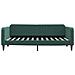 Divano Letto Estraibile Cassetti Verde Scuro 90x200cm Velluto - Foto miniatura 7