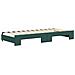 Divano Letto Estraibile Cassetti Verde Scuro 90x200cm Velluto - Foto miniatura 8