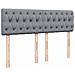 Giroletto a Molle con Materasso Grigio Chiaro 160x200cm Tessuto - Foto miniatura 7