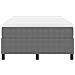 Letto con Box Spring e Materasso Grigio Chiaro 120x200 cm Tessuto in Corduroy - Foto miniatura 7