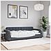 Letto da Giorno Grigio Scuro 80x200 cm in Velluto - Foto miniatura 2