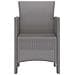 Sedia da Giardino 2 pcs Grigio chiaro 53 x 49 x 85 cm PP - Foto miniatura 6