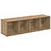 Mobile TV 4 pcs Marrone 37 x 37 x 142.5 cm Legno multistrato - Foto miniatura 5