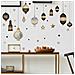 Adesivi Murali Decorativi In Pvc Multicolor Lanterne E Stelle - 30x90cm (2 Pezzi) - Foto miniatura 2