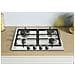 CHG6BR4WTX Piano cottura a gas cm. 60 - inox - Acciaio inox - Numero dei fuochi 4 - Griglie in ghisa - Foto miniatura 4
