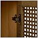 Credenza In Legno E Corda Intrecciata Marrone 120x36x75h - Foto miniatura 8