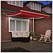 Tenda Retrattile Rosso 300 x 250 cm Poliestere e Metallo - Foto miniatura 3