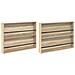 Scaffale per riviste 2 pcs Rovere Sonoma 100 x 12 x 70 cm - Foto miniatura 1