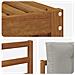 Set divani con cuscino 8 pcs Grigio Naturale e Chiaro - Foto miniatura 6