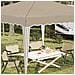 Tenda per feste a pop-up 288 x 288 x 245 cm Crema - Foto miniatura 4