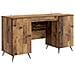 Scrivania Legno antico 142,5 x 50 x 75 cm Legno ingegnerizzato - Foto miniatura 1
