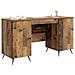 Scrivania Legno antico 142,5 x 50 x 75 cm Legno ingegnerizzato - Foto miniatura 2