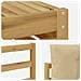 Set di divani da esterno con cuscino 7 pcs Bianco e Beige - Foto miniatura 7