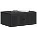 Armadio da Notte con cassetto 2 pcs Nero 49 x 34,5 x 20 cm - Foto miniatura 2