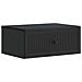 Armadio da Notte con cassetto 2 pcs Nero 49 x 34,5 x 20 cm - Foto miniatura 3