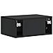 Armadio da Notte con cassetto 2 pcs Nero 49 x 34,5 x 20 cm - Foto miniatura 7