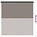 Tenda a Rullo Esterno Blocco UV 90% Marrone 120 x 230 cm HDPE - Foto miniatura 9